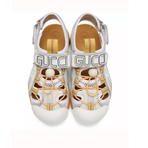 Gucci tinsel mesh reflective sandals - Picture 6 of 8